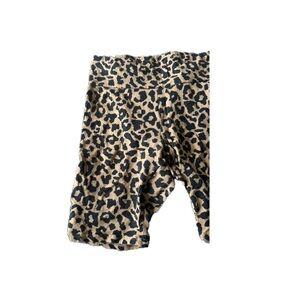 Leopard Print Biker Shorts